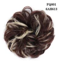 Extensiones de cabello para mujer, peluca Retro para Cosplay, peluca para discoteca y Bar, coleteros sintéticos, moño de pelo desordenado, piezas de cabello postizas - details 20