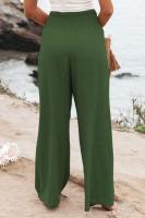 Pantalones de chándal para mujer Otoño Cintura elástica Sólido Clásico 90s Pantalones de pierna ancha - details 7
