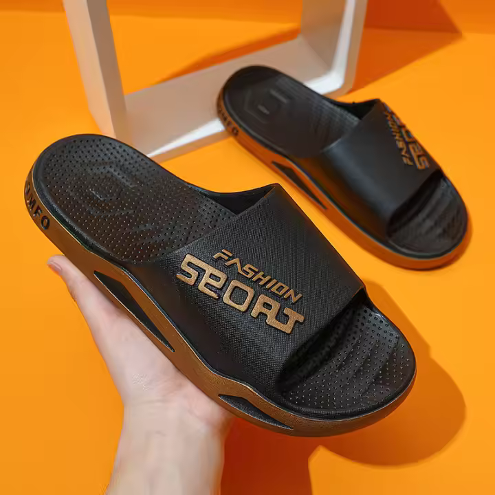 Sandalias de lujo de verano para hombre y mujer, chanclas exteriores informales, zapatos transpirables para playa, Zapatillas de casa para parejas, talla grande 48 49 - 1