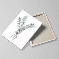 Pintura Nórdica de Arte de Pared en Lienzo JUBEER con Marco Posters de Hojas de Plantas Minimalistas Pictras para Decoración del Hogar - details 1