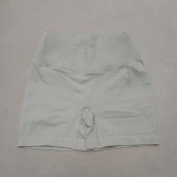 Hamidou pantalones cortos deportivos para mujer, Shorts de Yoga con cintura cruzada, gimnasio, entrenamiento, correr, cintura alta, realce de cadera, sin costuras, Fitness - details 3