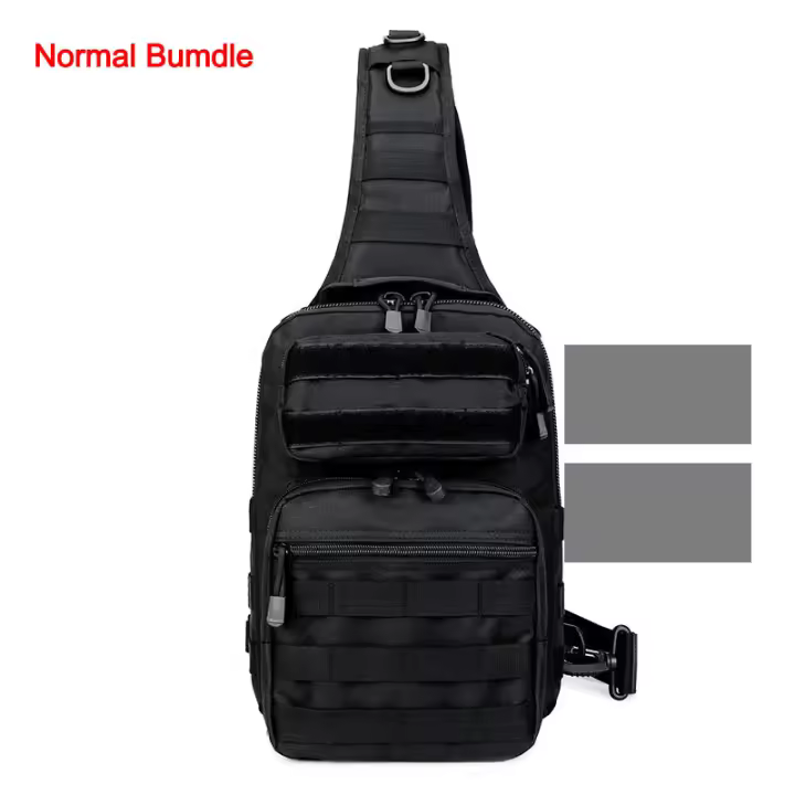 Mochila de Deporte al Aire Libre para Senderismo y Camping Bolso de Pecho Táctico Militar para Caza y Pesca Bolsa de Hombro Cruzada Molle para Escalada - 1