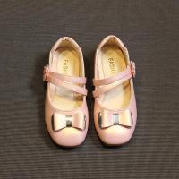 Zapatos de cuero para niñas, zapatillas planas de princesa con pajarita, zapatos de flores para niñas, zapatos planos informales para niños, zapatos de tacón bajo para baile y boda, suaves - details 22