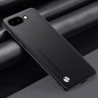 Funda de lujo de cuero PU para Google Pixel 9A Cubierta trasera de silicona mate - details 11