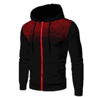 Suéter de lunares para hombre, cárdigan informal a la moda, Sudadera con capucha, abrigo deportivo, Otoño, 2024 - details 1