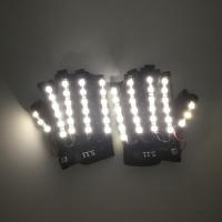 Guantes emisores de luz de 6 colores para DJ, fiesta de música, Cosplay, escenario, actuación, medio dedo, LED, luces láser brillantes - details 2