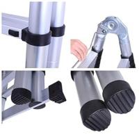 Escalera telescópica de aluminio plegable multiusos