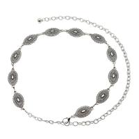 Cinturón de cadena de cintura bohemio de Metal de estilo étnico versátil Retro para mujer, cadena de suéter a moda, sello de cintura, accesorios de decoración corporal - details 5