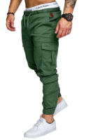 Pantalones deportivos elásticos sueltos para hombre con encaje, pantalones con entrepierna abierta, moda casual - details 12