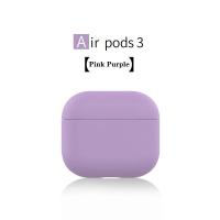 Funda protectora de silicona líquida AirPods 3, carcasa suave de color sólido para auriculares de tercera generación - details 9