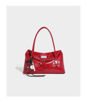 Bolso de hombro rojo de gran capacidad para mujer, nuevo y versátil - details 12