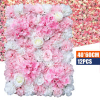 Panel Artificial de pared para fotografía, Fondo de flores decorativas para ducha nupcial, 12 unidades - details 2