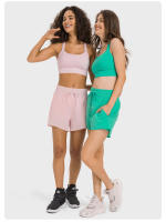 Pantalones cortos de yoga y deporte para mujer SHINBENE con estilo nuevo sense ice prontos para secarse con cordón y bolsillo anguloso - details 0