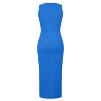 Elegante Vestido de Playa para Mujer en Verano Moda Casual de Punto sin Mangas Cuello Redondo - details 13