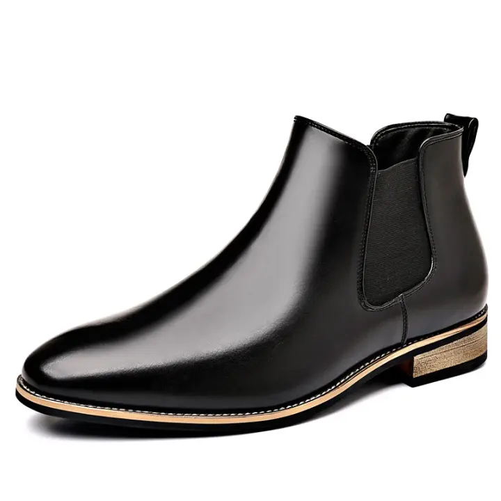 Nuevas botas Chelsea, botas de hombre de gran tamaño, transpirables y versátiles de moda para hombres. - 1