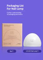ROSALIND-Lámpara LED UV para uñas, secador de esmalte de uñas de Gel profesional con temporizador, herramientas automáticas de secado rápido, 48W - details 27