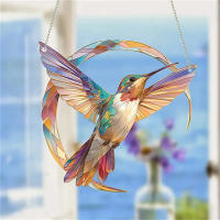 Atrapasoles de colibrí, adorno colgante de ventana colorido, Ideas de decoración acrílica para el hogar - details 3