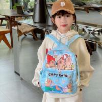 Mochila bonita de capibara de gran capacidad, mochila escolar ultraligera transpirable para estudiantes, bolsa de libros de dibujos animados de nailon - details 22