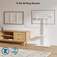 Soporte Universal para TV Ajustable en Altura, 40 Kg, 600x400 mm Para Plasma LED OLED LCD de 30-70 Pulgadas Soporte de Almacenamiento de Media y TV con Estantes de Vidrio Templado de 2 Niveles - details 12