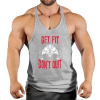 Camiseta sin mangas para hombre, chaleco de marca a la moda para gimnasio, ropa de tirantes para culturismo, Camiseta deportiva para entrenamiento y Fitness - details 2