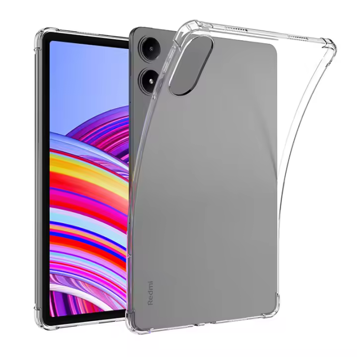 Airbags-funda de TPU suave para Redmi Pad Pro, funda transparente de 12,1 pulgadas, funda trasera de silicona para tableta, 2024 - 1