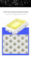 Lámpara Solar de 100/200/300W para exteriores, foco impermeable, luz Led para exteriores con Control remoto, farola Solar, Control de luz - details 2