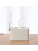 Caja de Almacenamiento de Papel Higiénico Caja Rectangular de Plástico para Almacenamiento en Hogar y Oficina A Prueba de Polvo, Pilaable - details 13
