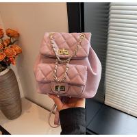 Nuevo Bolso De Estudiante Elegante Y Sencillo, Bandolera Multifunción De Alta Gama, Mochilas De Mujer Con Cadena De Diamantes - details 30