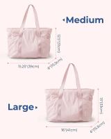 Bolsa para mujer, bolsa de viaje para ordenador portátil, bolsa de pañales para gimnasio, bolsa de yoga con cierre para esterilla de yoga para deporte universidad trabajo - details 0