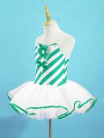 Vestido de baile de tutú de ballet a rayas de caña de caramelo para niños y niñas, disfraz de baile de patinaje artístico de Navidad para carnaval, fiesta temática de cosplay - details 16