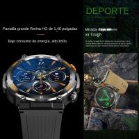 El Smart Watch militar para los hombres responde/hace la llamada, reloj elegante con el compás de la linterna del LED - details 6