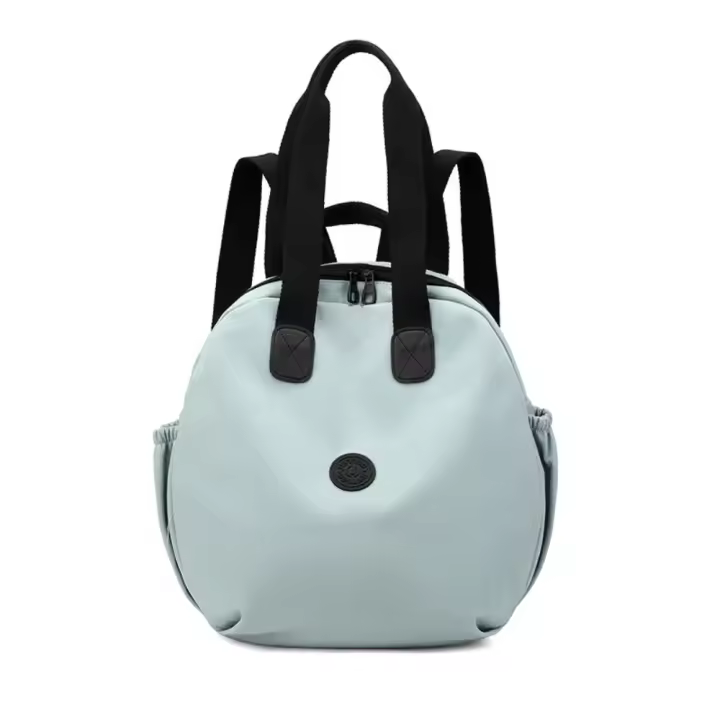 Mochila de nailon para natación de estilo coreano dulce, bolso de hombro de forma redonda de nailon de Color sólido, bolso de mano con diseño de nicho, bolsa de Fitness para exteriores - 1