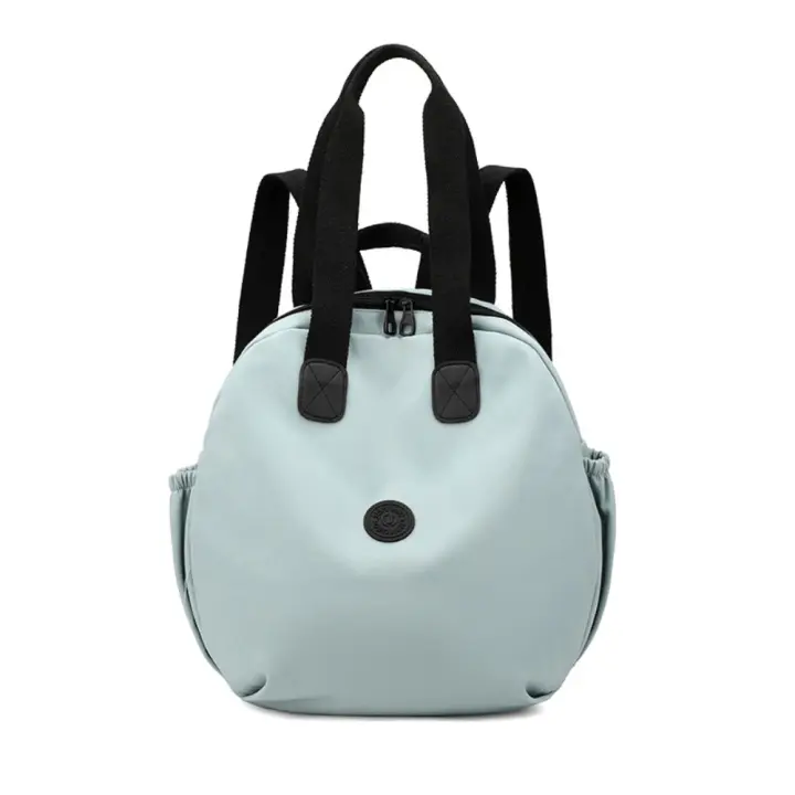 Mochila de nailon para natación de estilo coreano dulce, bolso de hombro de forma redonda de nailon de Color sólido, bolso de mano con diseño de nicho, bolsa de Fitness para exteriores - 1