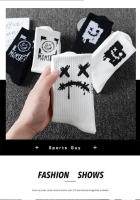 10 pares de calcetines deportivos para hombre, informales, transpirables y versátiles. Calcetines personalizados con graffiti de cara de fantasma - details 9