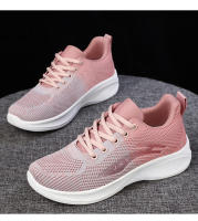Zapatos de running mujeres 2024 casual suela suave zapatillas transpirables zapatos individuales fly weave mesh top zapatos venta al por mayo - details 17