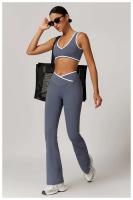 Pantalones de camping para mujer, monos de yoga reforzados de cintura alta con levantamiento de cadera, ropa de gimnasio, monos deportivos ajustados - details 9