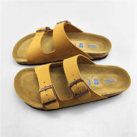 Sandalias al aire libre de una palabra, zapatos de playa, zapatos de hombre, zapatos de mujer, zapatillas de cuero genuino, verano bajo - details 39