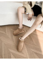 Nuevo invierno de lana-cuero zapatos de algodón de aumento integrados botas de cuero genuino botas de nieve cálidas y esponjosas - details 16