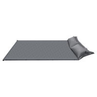 Colchón de aire autoinflable doble para acampada, 2 almohadas, bolsa de almacenamiento, 2 personas - details 1