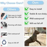Funda protectora de silicona Compatible con AirTag para Collar de perro y gato, soporte para localizador GPS - details 3