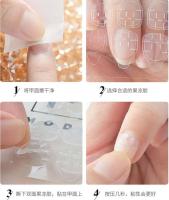240 UDS cinta adhesiva de doble cara adhesiva punta falsa almohadilla de gel transparente prensada en la manicura de uñas 23 - details 8