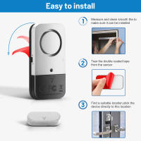 Alarma antirrobo magnética para puerta y ventana, sistema de protección de seguridad para el hogar, Hotel, viaje, 120dB - details 3