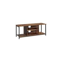 Mueble de TV de 2 Puertas, Soporte de TV con Estantes Ajustables, Largo de 140 cm, para Televisiones de 60 Pulgadas, para Salón, Comedor, Dormitorio, Blanco LTV027T46 - details 11