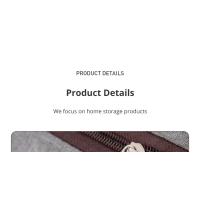 Bolsa de Almacenamiento de Ropa y Edredones de Oxford Bolsa de Equipaje Impermeable Duradera para Organización de Armario - details 12