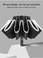Paraguas inverso completamente automático, paraguas Manual de regalo reflectante para vehículo de negocios plegable grande a prueba de viento para hombres y mujeres - details 1