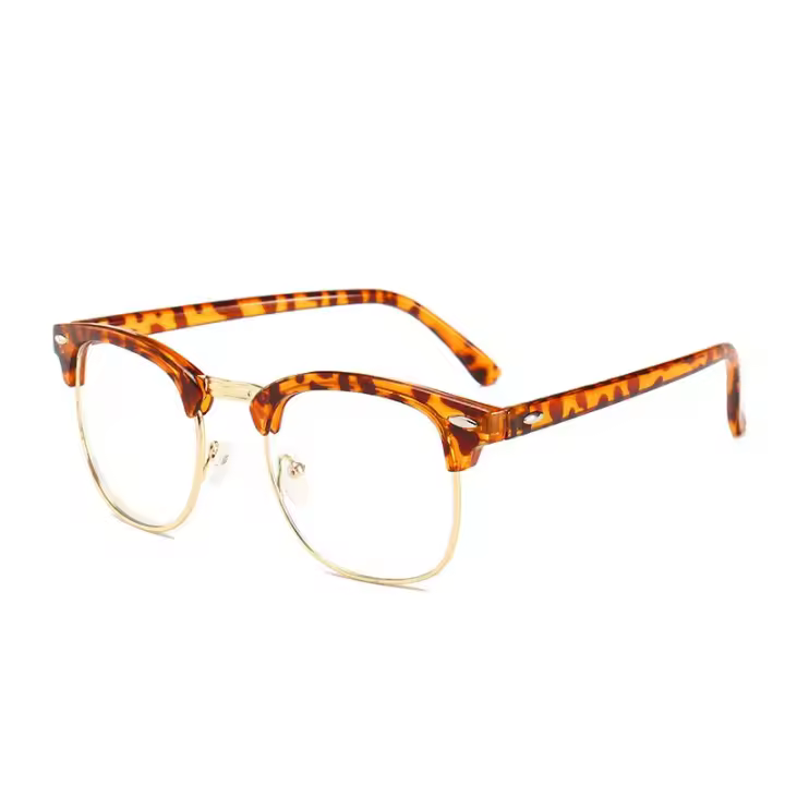 Gafas Antiradiación con Luz Azul Lentes de Reemplazo para Ordenador Calidad de Cristal Medio Metálico de Alta Calidad Gafas de Grau Femenino - 1