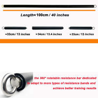 Barra de entrenamiento, conjunto de bandas de resistencia para Fitness, Pilates, Yoga, cuerda de tracción, expansor de entrenamiento, equipo de gimnasio para culturismo en casa - details 4