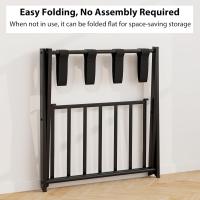 Portaequipajes Plegable Soporte de Metal para Maleta Ahorro de Espacio - details 15