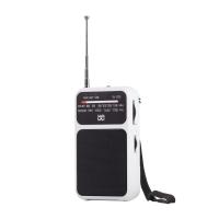 Radio Fuente de alimentación dual FM / AM Radio con puntero con linterna Bolsillo Hebilla trasera portátil Fuente grande W-209 - details 1