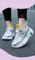 Zapatos de marca para niños, zapatillas de deporte para niñas, zapatos deportivos transpirables para niños, zapatillas de tenis cómodas informales de color rosa a la moda para uso diario - details 3